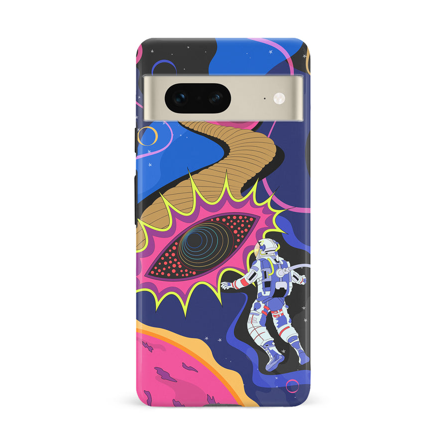 Google Pixel 7 Space Oddity Psychedelic Phone Case