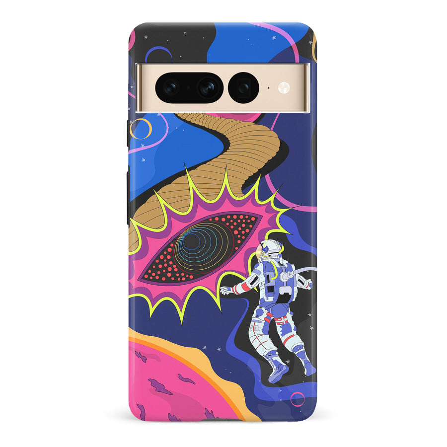 Google Pixel 7 Pro A Space Oddity Psychedelic Phone Case