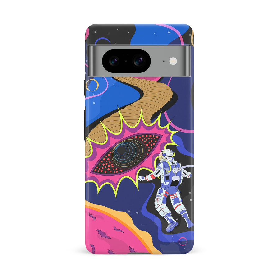 Google Pixel 8 A Space Oddity Psychedelic Phone Case
