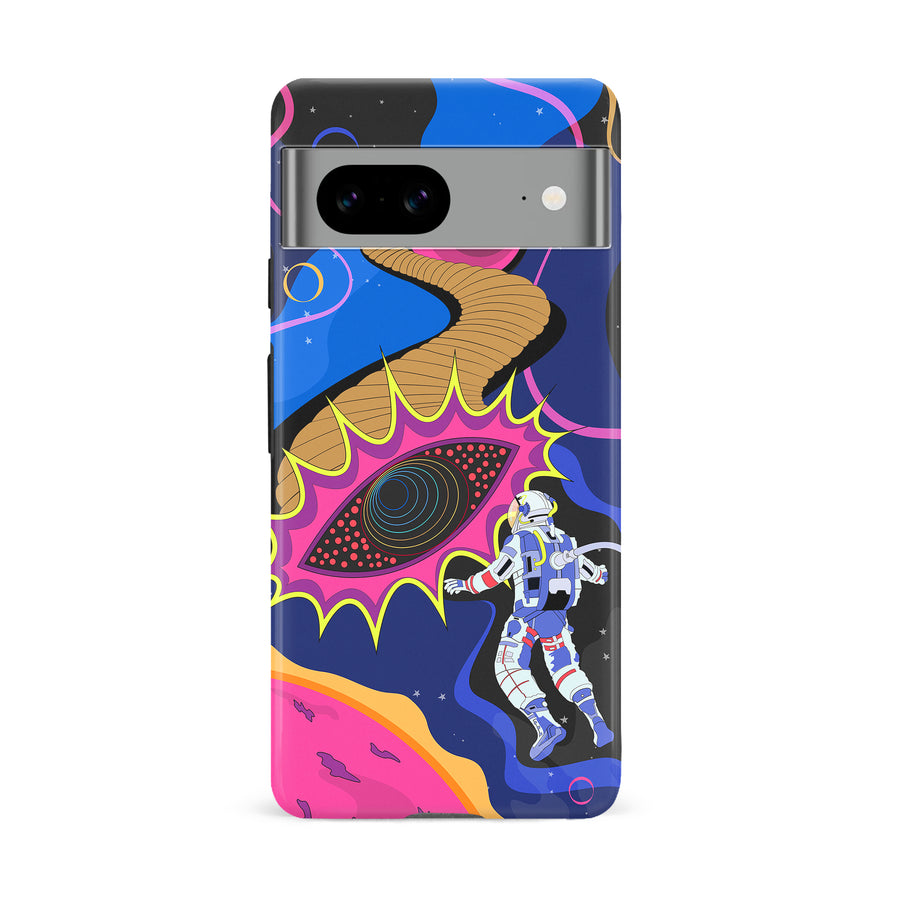 Google Pixel 8A A Space Oddity Psychedelic Phone Case