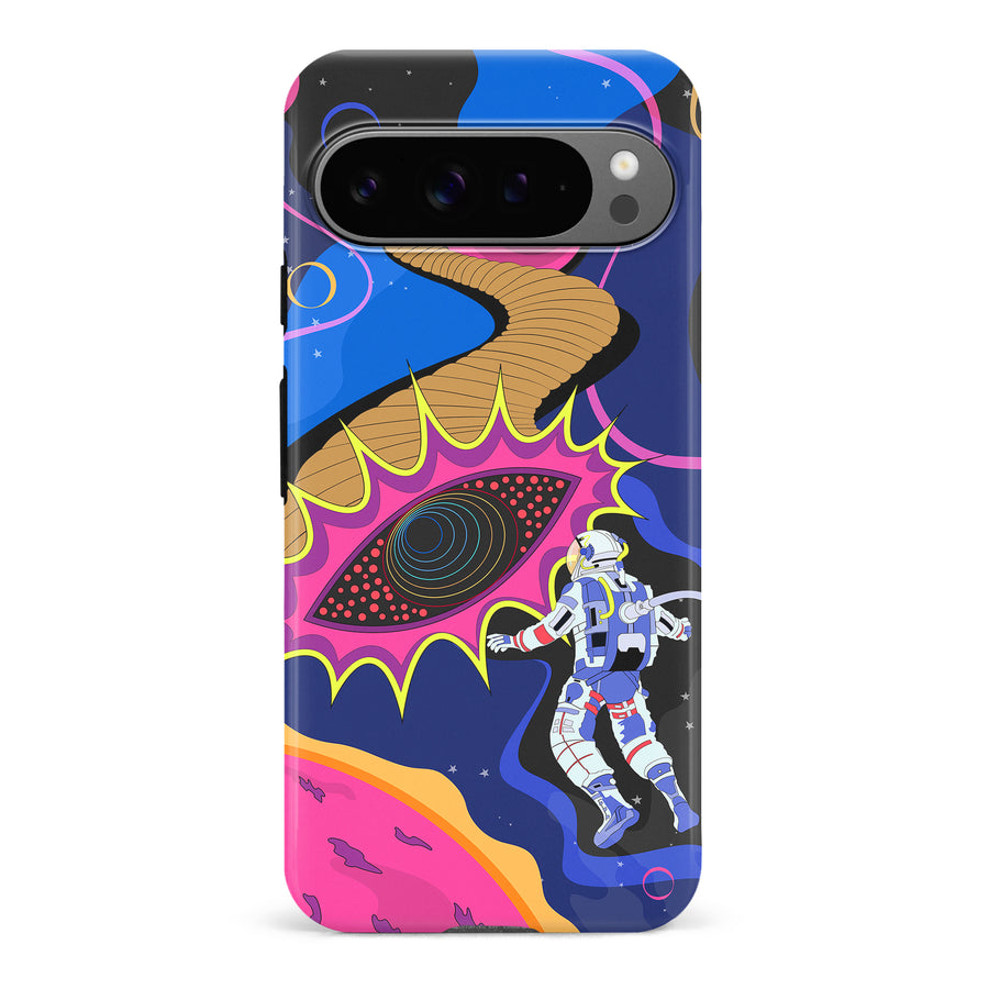 Google Pixel 9 Pro A Space Oddity Psychedelic Phone Case