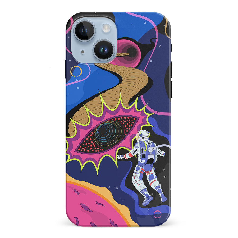 iPhone 15 A Space Oddity Psychedelic Phone Case