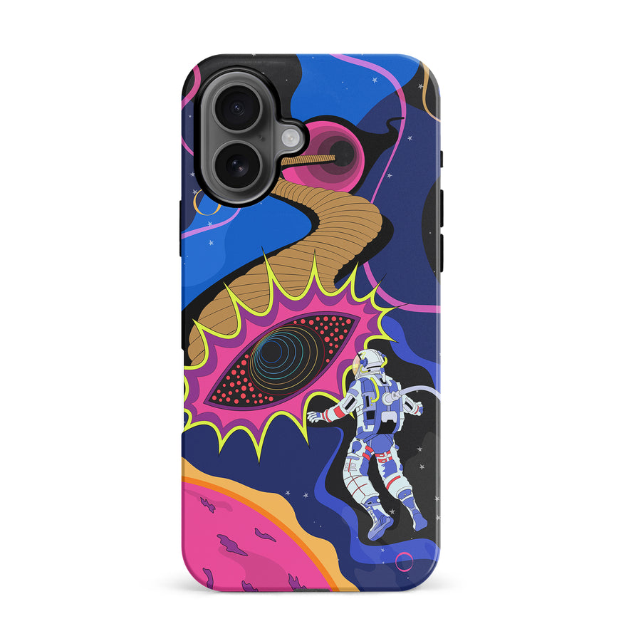 iPhone 16 A Space Oddity Psychedelic Phone Case