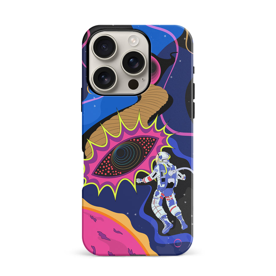 iPhone 16 Pro A Space Oddity Psychedelic Phone Case