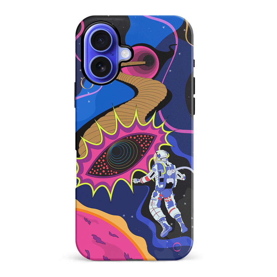 iPhone 16 Plus A Space Oddity Psychedelic Phone Case