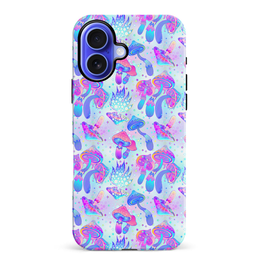 iPhone 16 Plus Magic Mushrooms Psychedelic Phone Case