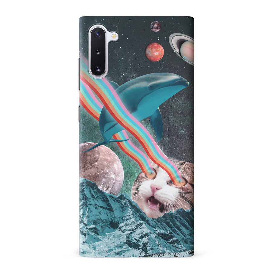 Samsung Galaxy Note 10 Cats in Space Psychedelic Phone Case