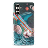Samsung Galaxy S23 FE Cats in Space Psychedelic Phone Case