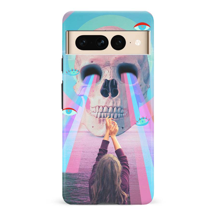 Google Pixel 7 Pro Skull with Lasers Phone Case
