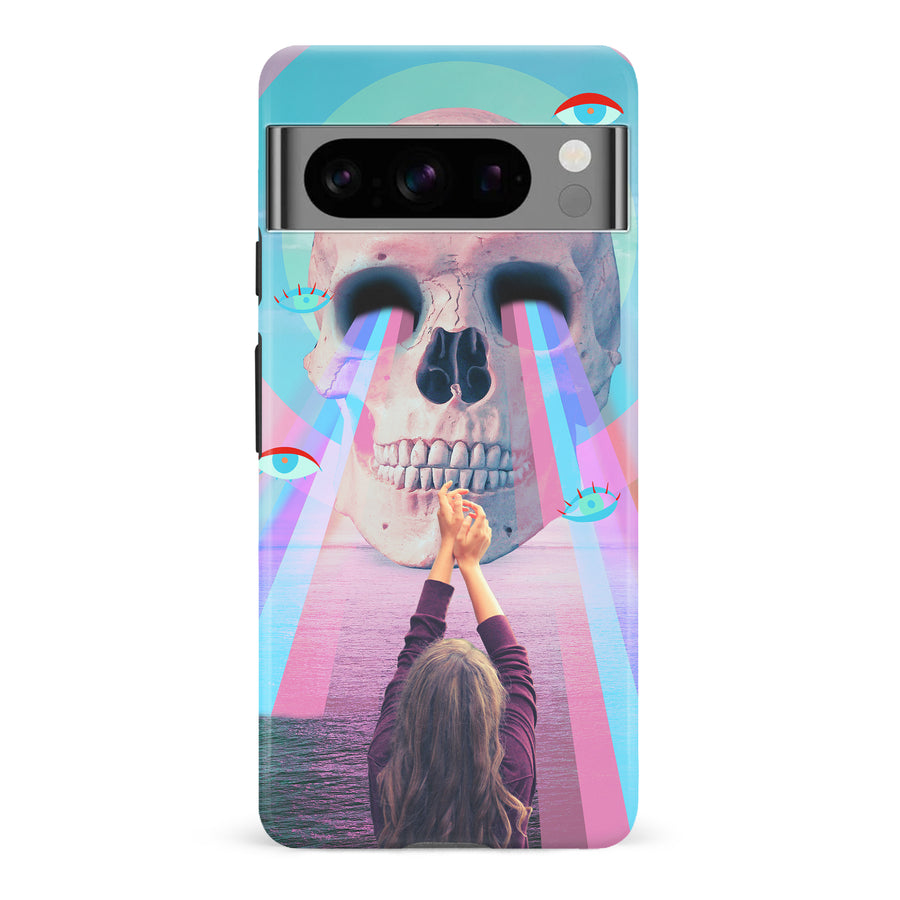 Google Pixel 8 Pro Skull with Lasers Phone Case
