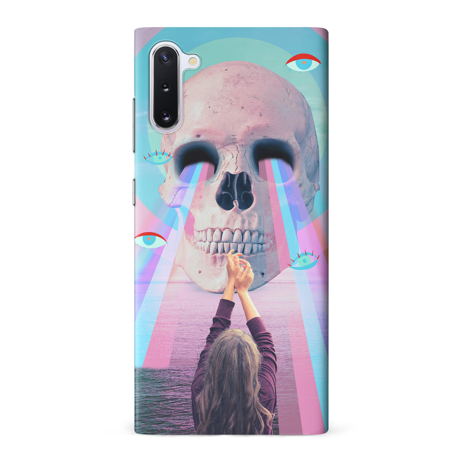 Samsung Galaxy Note 10 Skull with Lasers Phone Case