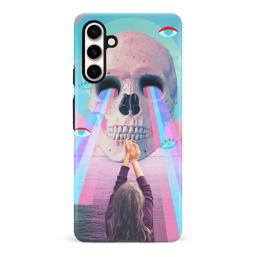 Samsung Galaxy S23 FE Skull with Lasers Phone Case