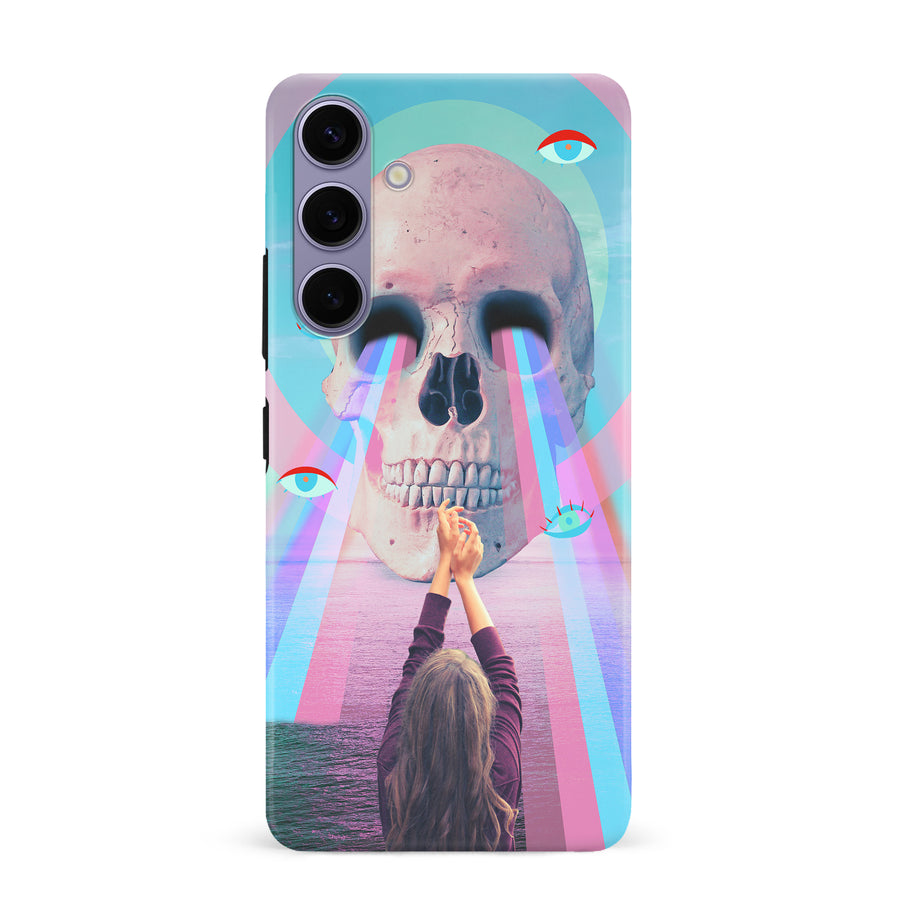 Samsung Galaxy S24 Plus Skull with Lasers Phone Case