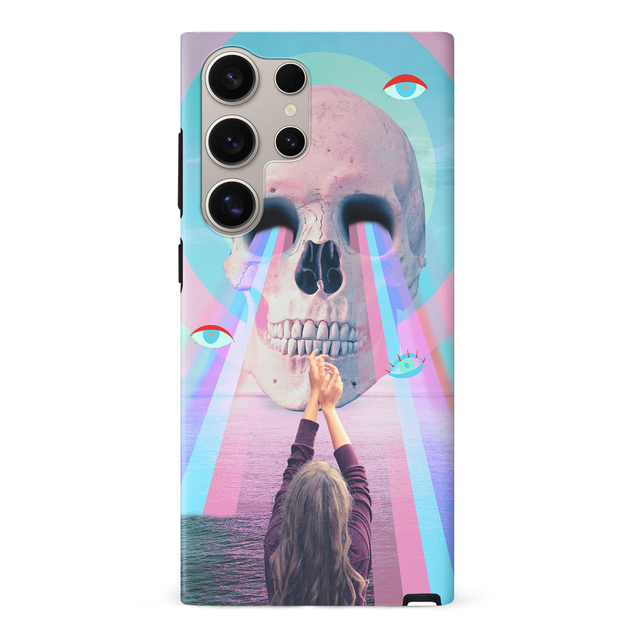 Samsung Galaxy S24 Ultra Skull with Lasers Phone Case