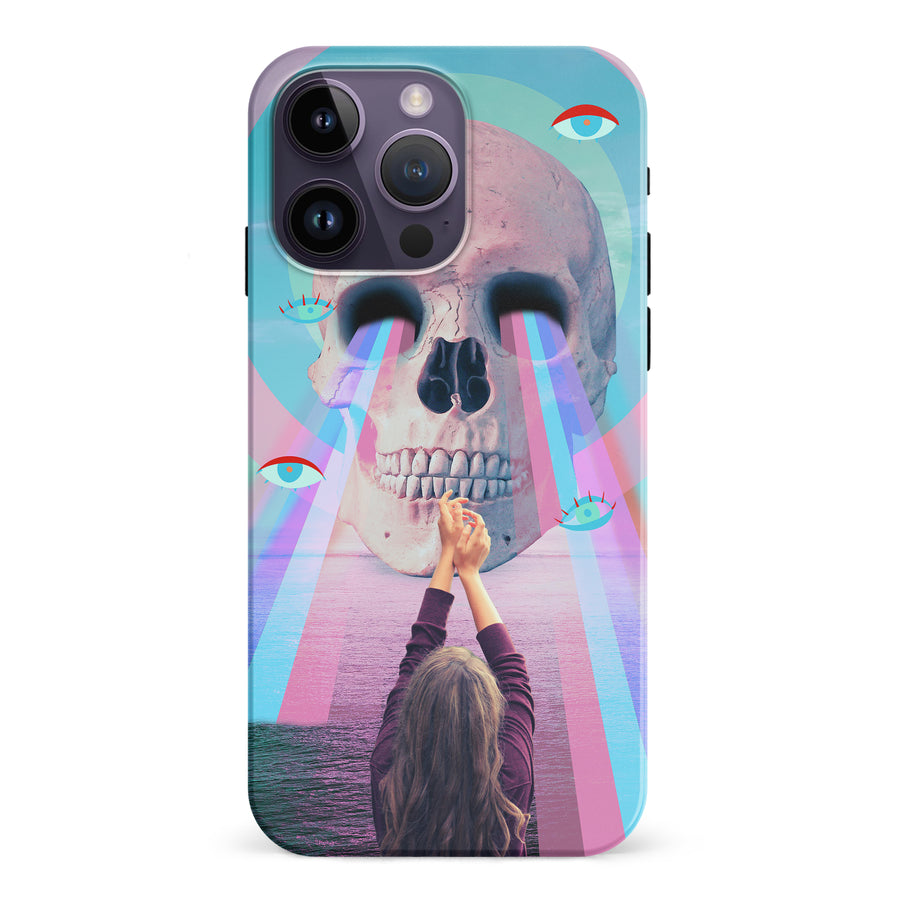 iPhone 15 Pro Skull with Lasers Phone Case
