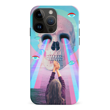 iPhone 15 Pro Max Skull with Lasers Phone Case
