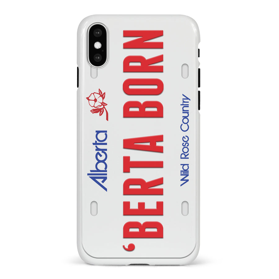 Berta Born Canadiana Phone Case for iPhone X/XS