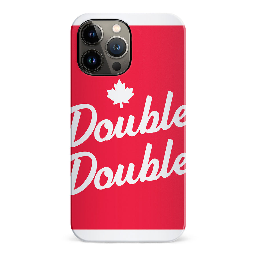 Double Double Canadiana Phone Case for iPhone 13 Pro Max