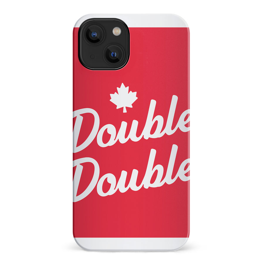 Double Double Canadiana Phone Case for iPhone 14