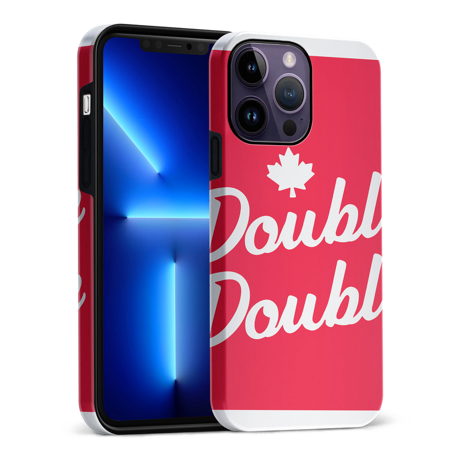 Double Double Canadiana Phone Case for iPhone 14 Pro Max