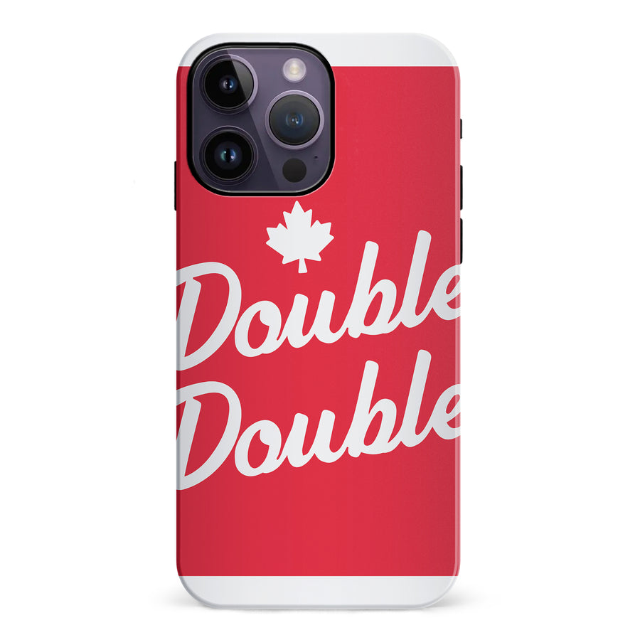 Double Double Canadiana Phone Case for iPhone 14 Pro Max