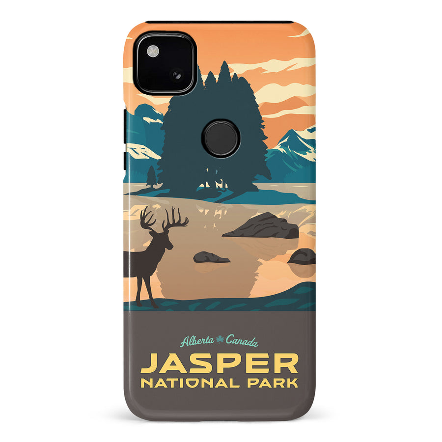 Google Pixel 4A Jasper National Park Canadiana Phone Case