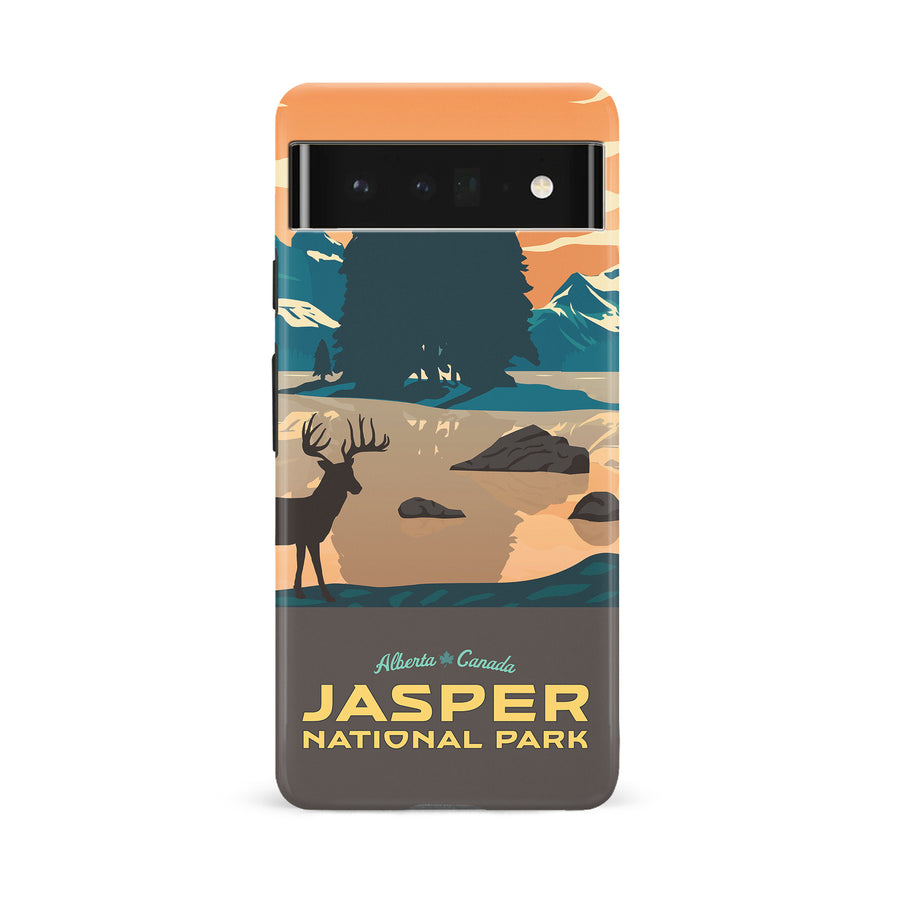 Google Pixel 6A Jasper National Park Canadiana Phone Case
