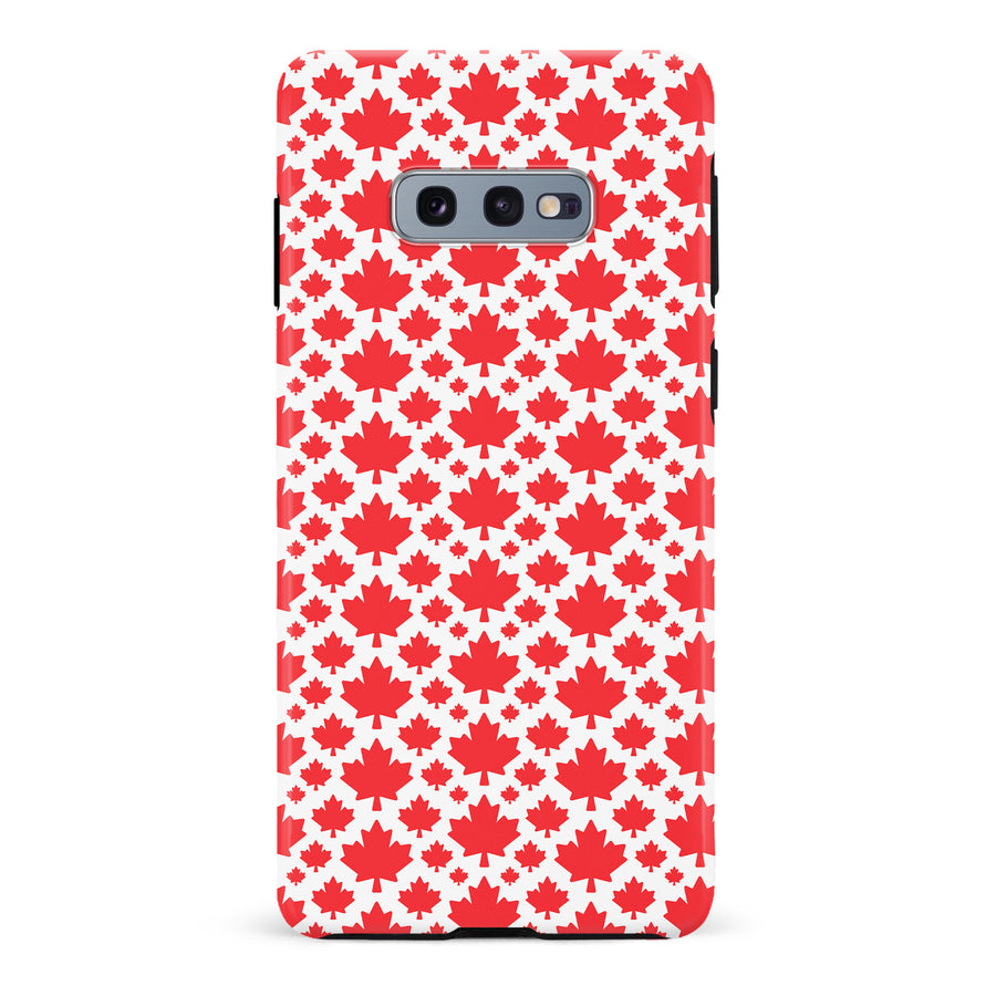 Maple Leaf Forever Canadiana Phone Case for Samsung Galaxy S10e