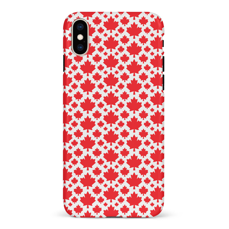 Maple Leaf Forever Canadiana Phone Case for iPhone XS Max
