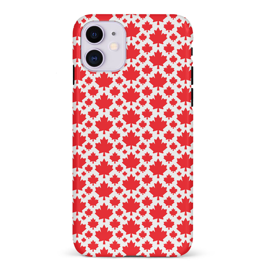 Maple Leaf Forever Canadiana Phone Case for iPhone 11