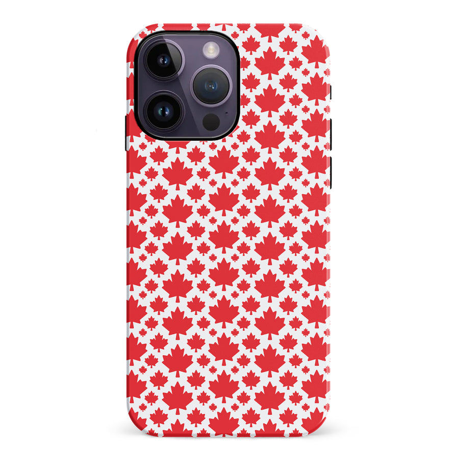 Maple Leaf Forever Canadiana Phone Case for iPhone 14 Pro Max