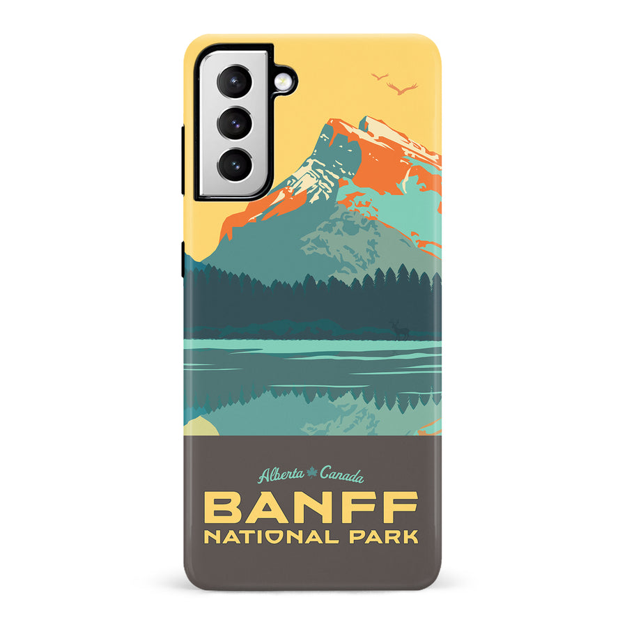 Banff National Park Canadiana Phone Case for Samsung Galaxy S21