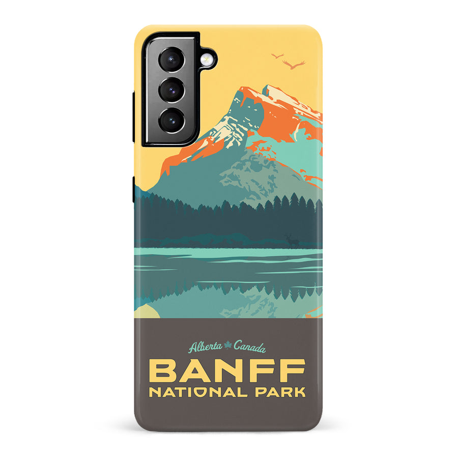 Banff National Park Canadiana Phone Case for Samsung Galaxy S21 Plus