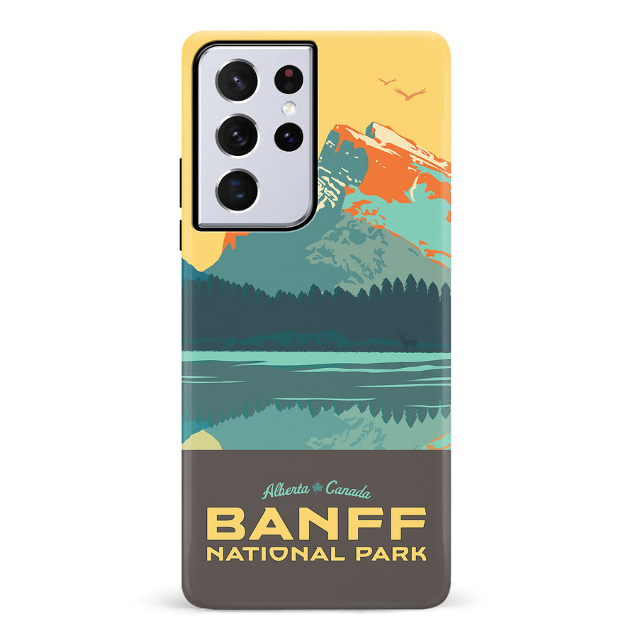 Banff National Park Canadiana Phone Case for Samsung Galaxy S21 Ultra