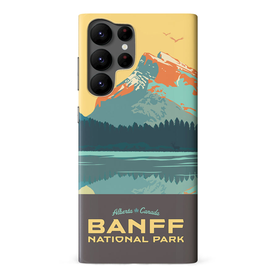Banff National Park Canadiana Phone Case for Samsung Galaxy S22 Ultra