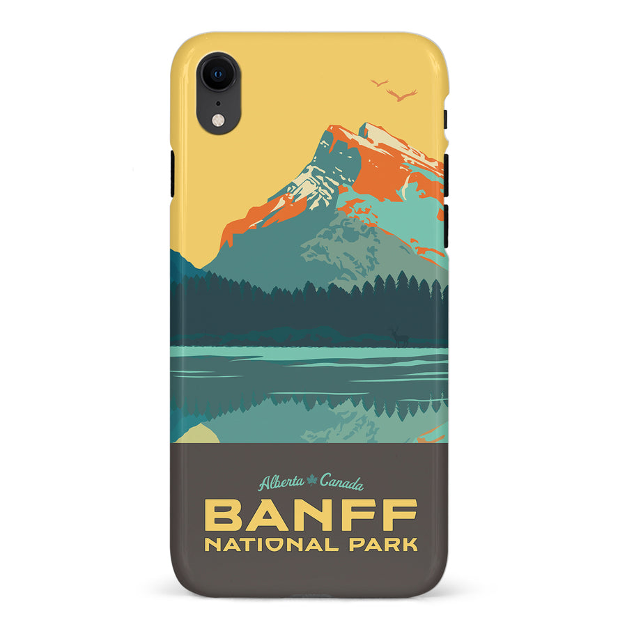 Banff National Park Canadiana Phone Case for iPhone XR