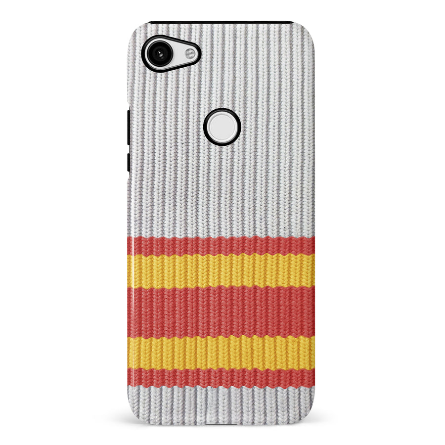 Google Pixel 3 XL Hockey Sock Phone Case - Calgary Flames Away
