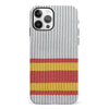 iPhone 12 Hockey Sock Phone Case - Calgary Flames Away