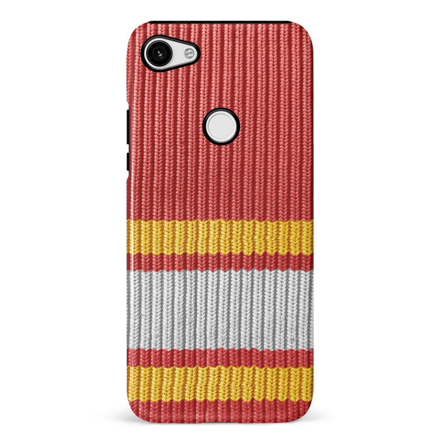 Google Pixel 3 XL Hockey Sock Phone Case - Calgary Flames Home