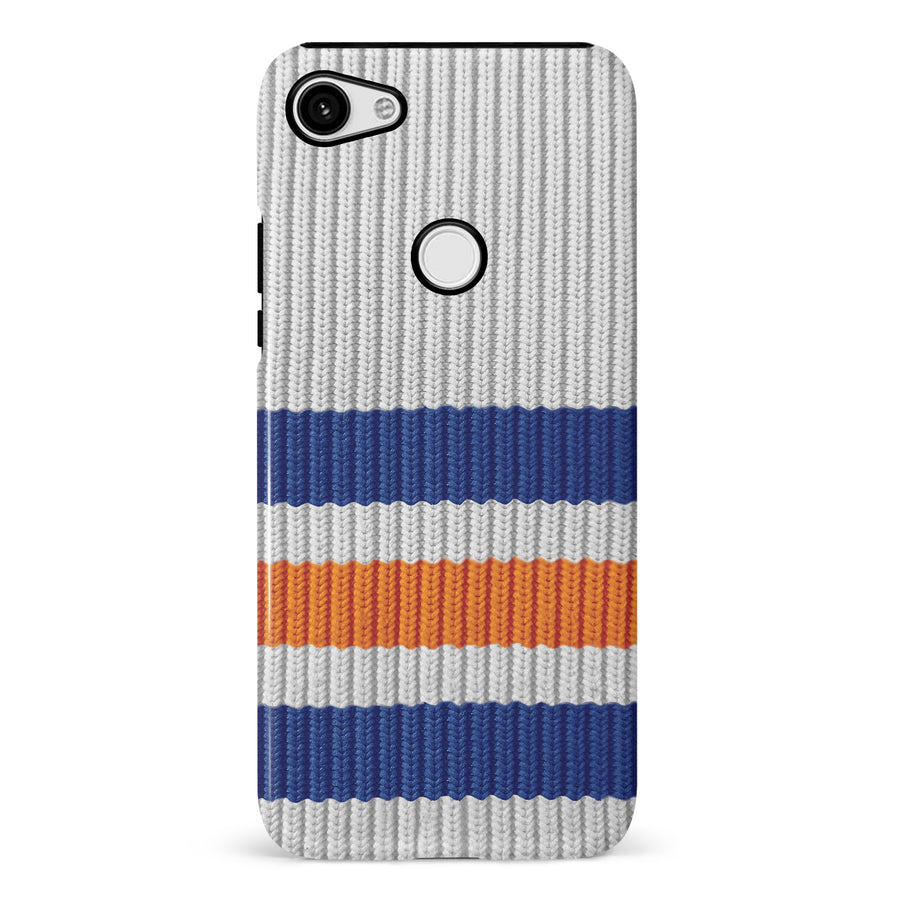 Google Pixel 3 XL Hockey Sock Phone Case - Edmonton Oilers Away