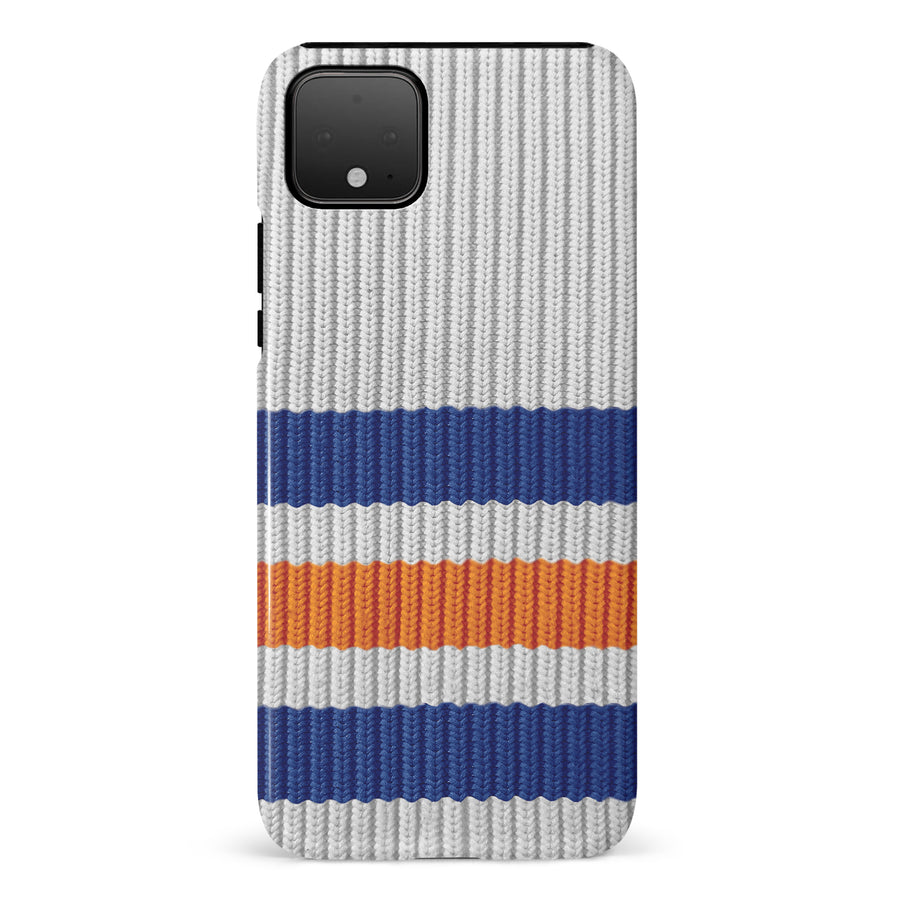 Google Pixel 4 XL Hockey Sock Phone Case - Edmonton Oilers Away