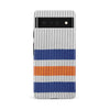 Google Pixel 6A Hockey Sock Phone Case - Edmonton Oilers Away