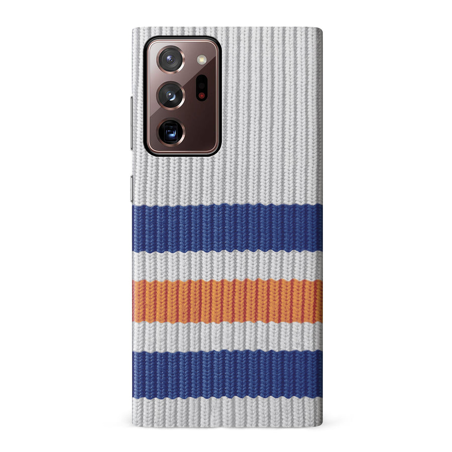 Samsung Galaxy Note 20 Ultra Hockey Sock Phone Case - Edmonton Oilers Away