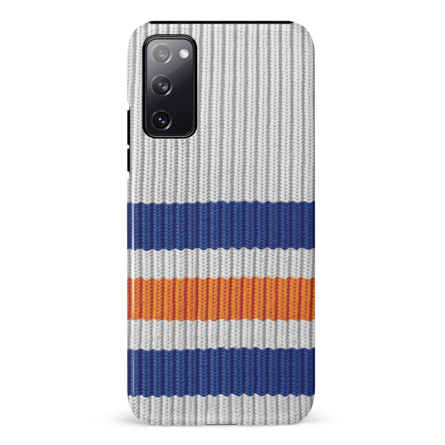 Samsung Galaxy S20 FE Hockey Sock Phone Case - Edmonton Oilers Away