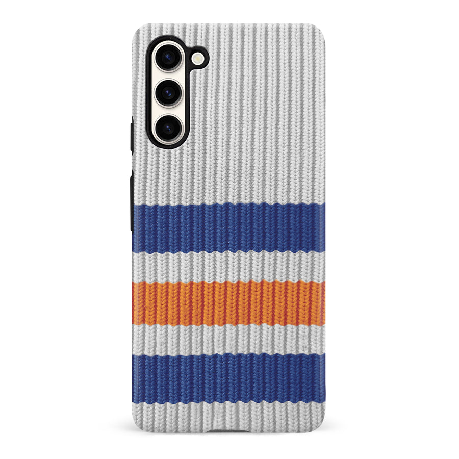Samsung Galaxy S23 Hockey Sock Phone Case - Edmonton Oilers Away