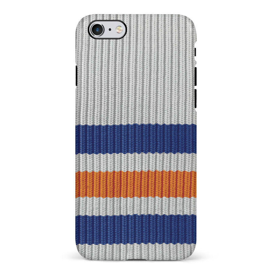 iPhone 6 Hockey Sock Phone Case - Edmonton Oilers Away