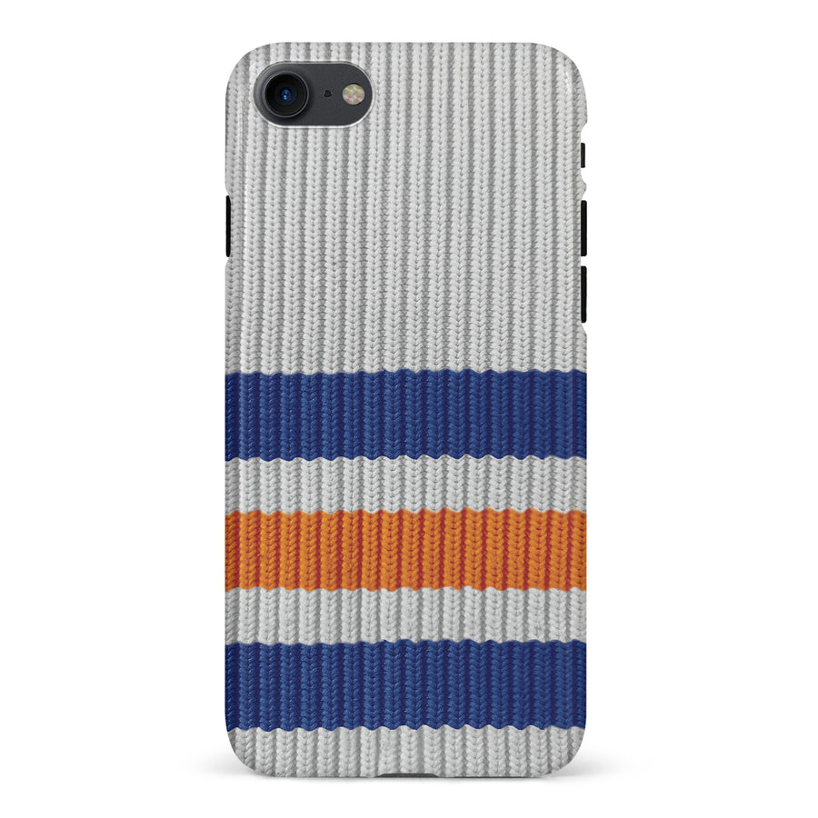 iPhone 7/8/SE Hockey Sock Phone Case - Edmonton Oilers Away