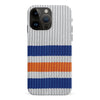 iPhone 15 Pro Max Hockey Sock Phone Case - Edmonton Oilers Away