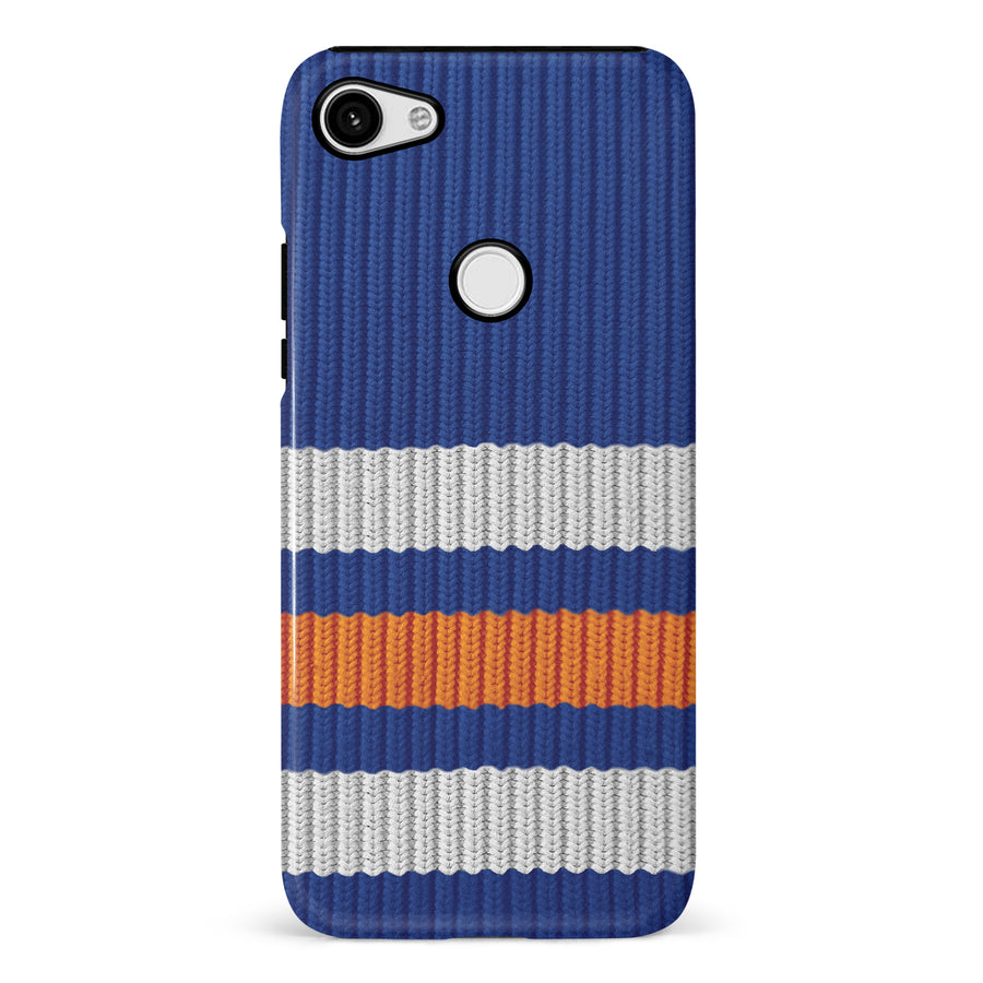 Google Pixel 3 XL Hockey Sock Phone Case - Edmonton Oilers Home