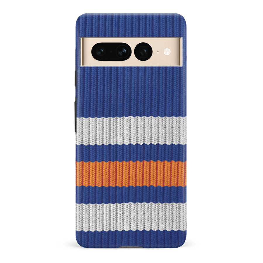 Google Pixel 7 Pro Hockey Sock Phone Case - Edmonton Oilers Home